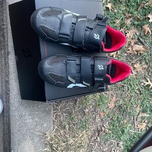 Women's Black and Pink Athletic Shoes